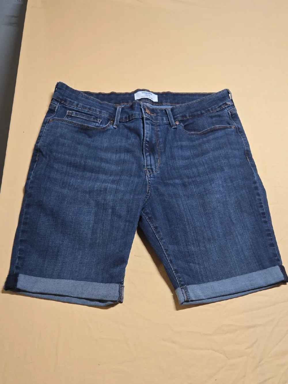 ♡Denizen from Levi's Dark Blue Denim Bermuda Shorts Size 14